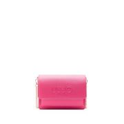 Roze Synthetisch Leren Schoudertas Liu Jo , Pink , Dames