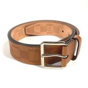 Pre-owned Leather belts Louis Vuitton Vintage , Brown , Dames