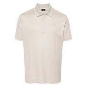 Katoenen Poloshirt 100% Katoen Italië Paul & Shark , Beige , Heren