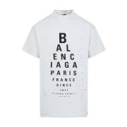 Witte T-shirt & Polo Collectie Balenciaga , White , Heren