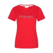 Korte Mouw Top Dalan HV Polo , Red , Dames