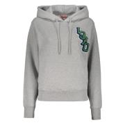 Katoenen hoodie met verstelbare capuchon en zakken Kenzo , Gray , Dame...