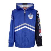 Stijlvolle NBA Windbreaker Jas Mitchell & Ness , Blue , Heren