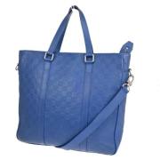 Pre-owned Leather louis-vuitton-bags Louis Vuitton Vintage , Blue , Da...