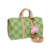 Pre-owned Canvas louis-vuitton-bags Louis Vuitton Vintage , Green , Da...