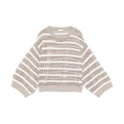 Beige Sweaters voor een stijlvolle look Brunello Cucinelli , Beige , D...