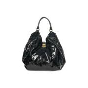 Pre-owned Suede louis-vuitton-bags Louis Vuitton Vintage , Black , Dam...