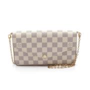 Pre-owned Leather louis-vuitton-bags Louis Vuitton Vintage , White , D...