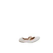 Witte platte ballerina schoenen Tod's , White , Dames