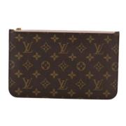 Pre-owned Canvas clutches Louis Vuitton Vintage , Brown , Dames