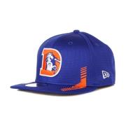 Denver Broncos Platte Klep Pet New Era , Blue , Heren