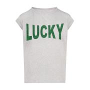 Lucky Thelma T-shirt By-Bar , White , Dames