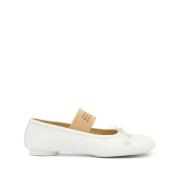 Witte platte schoenen vetersluiting eendenteen MM6 Maison Margiela , W...