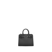 Zwarte Shopper Tas met Gouden Details Liu Jo , Black , Dames