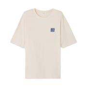 Korte mouw Ykobow T-shirt American Vintage , Beige , Heren