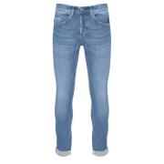 Stijlvolle Jeans Up232-Dsh365U-800 Dondup , Blue , Heren