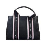 Elegante zwarte handtas met modern design Armani Exchange , Black , Da...