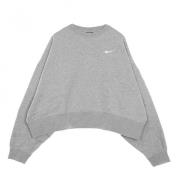 Kort Crew Neck Sweatshirt Nike , Gray , Dames