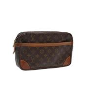 Pre-owned Canvas louis-vuitton-bags Louis Vuitton Vintage , Brown , Da...