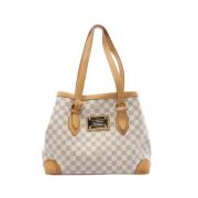 Pre-owned Canvas shoulder-bags Louis Vuitton Vintage , White , Dames