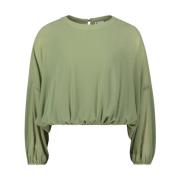 Lange Mouw Blouse Elegante Stijl vera mont , Green , Dames