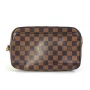 Pre-owned Cotton louis-vuitton-bags Louis Vuitton Vintage , Brown , Da...