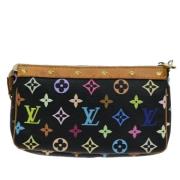 Pre-owned Canvas clutches Louis Vuitton Vintage , Multicolor , Dames