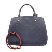 Pre-owned Leather louis-vuitton-bags Louis Vuitton Vintage , Blue , Da...