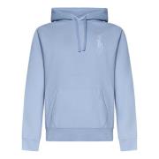 Heldere Blauwe Trui met Capuchon Polo Ralph Lauren , Blue , Heren