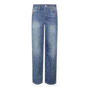 Wijde Pijp Jeans Re/Done , Blue , Dames