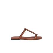 Polka Dot Mules Sandal Liviana Conti , Brown , Dames