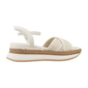 Platte sandalen voor vrouwen Gioseppo , White , Dames