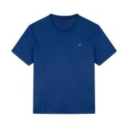 Blauw Katoenen T-shirt, Korte Mouwen, Regular Fit Paul & Shark , Blue ...