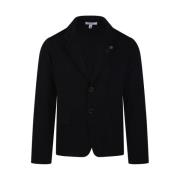 Zwarte Blazer voor Mannen Lardini , Black , Heren