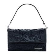 Bloemen Tote Tas voor Vrouwen Desigual , Black , Dames