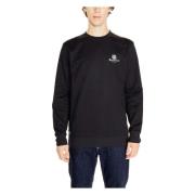 Katoenen Heren Sweatshirt Collectie Aquascutum , Black , Heren