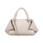 Stone Blossom Schoudertas Salvatore Ferragamo , Beige , Dames