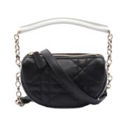 Pre-owned Leather crossbody-bags Dior Vintage , Black , Dames