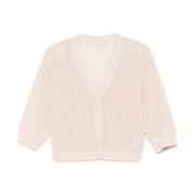 Beige Sweater Collectie Peserico , Beige , Dames