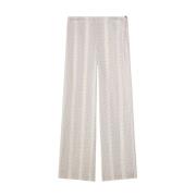 Andy Printed Broek Busnel , Beige , Dames