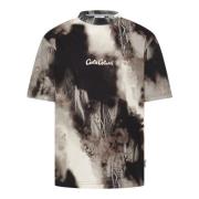 Dynamisch Sprayed Knit T-shirt Carlo Colucci , Multicolor , Heren