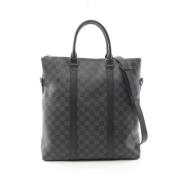 Pre-owned Leather louis-vuitton-bags Louis Vuitton Vintage , Black , D...