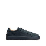 Blauwe Sneakers, Vetersluiting, Rubberen Zool Tod's , Blue , Heren