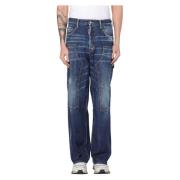 Losse Timmerman Jeans Dsquared2 , Blue , Heren