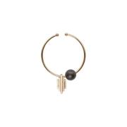 Geometrische Gouden Choker Ketting Max Mara , Yellow , Dames