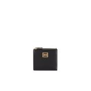 Zwarte Gouden Detail Rits Jas Elisabetta Franchi , Black , Dames