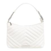 Schoudertas met verstelbare band en rits Armani Exchange , White , Dam...