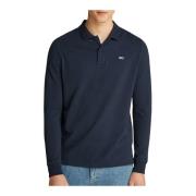 Blauw Logo Polo Shirt Tommy Jeans , Blue , Heren