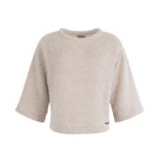 Jensie Sweatshirt Moscow , Beige , Dames