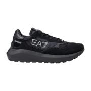 Polyamide Heren Sneakers Collectie Emporio Armani EA7 , Black , Heren